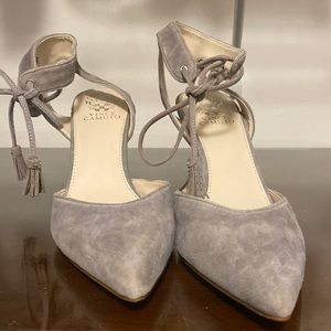 Vince Camino Suede high heels lace ankle tie very sexy on !